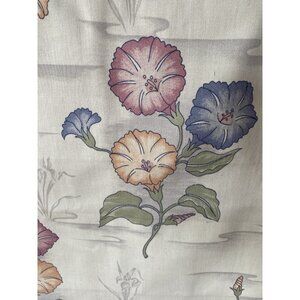 Duralee Cotton Pastel Floral Fabric Sample 34” X 25”READ